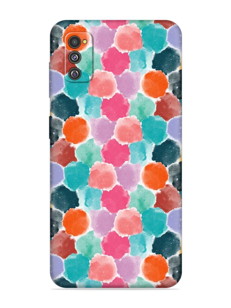 Colorful Seamless Pattern Soft Silicone Case for Samsung Galaxy A03s Zapvi