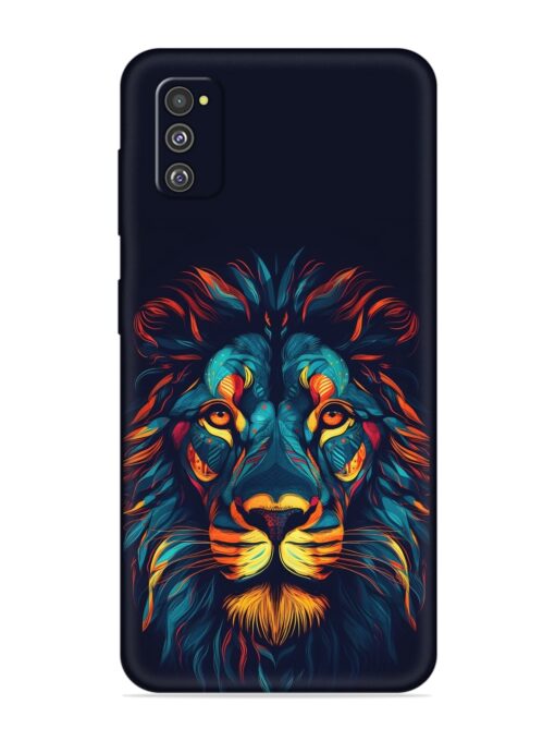 Colorful Lion Soft Silicone Case for Samsung Galaxy A03s Zapvi