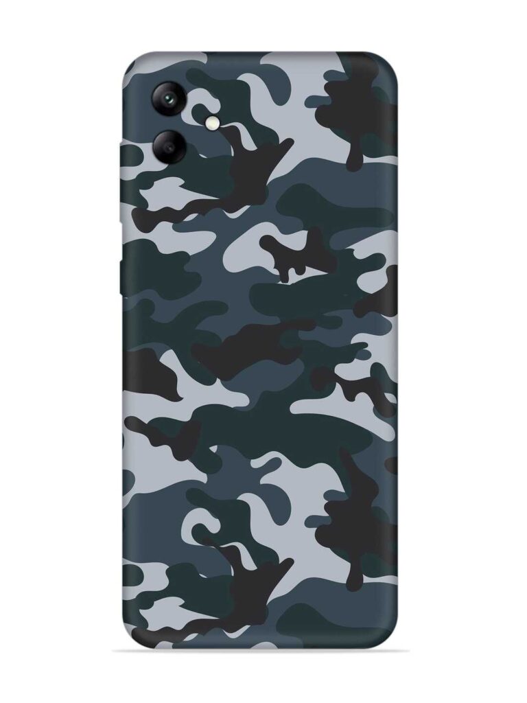 Dark Blue Army Military Art Soft Silicone Case for Samsung Galaxy A04 Zapvi