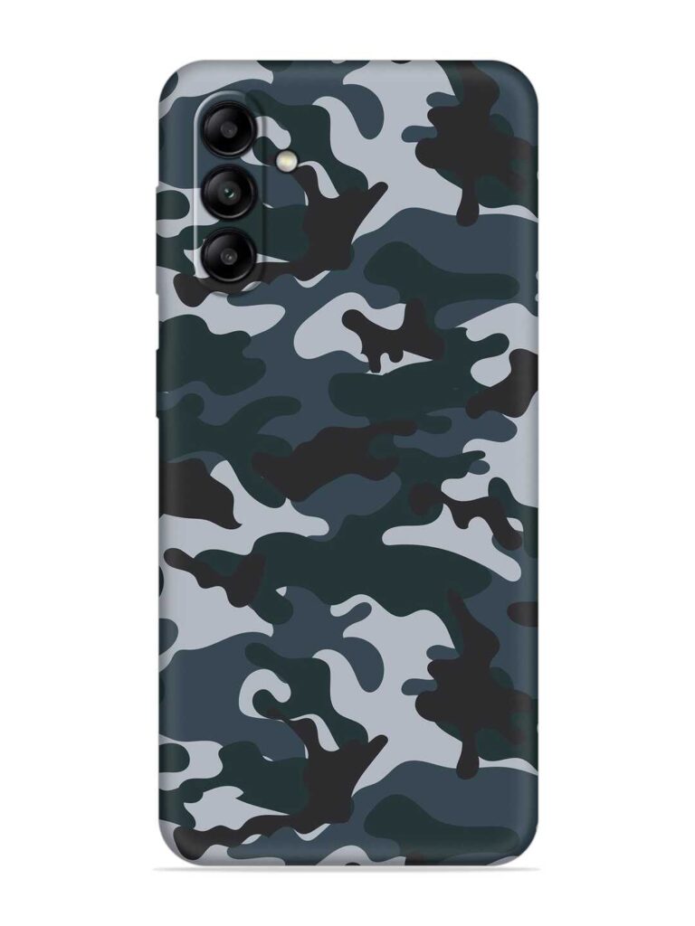 Dark Blue Army Military Art Soft Silicone Case for Samsung Galaxy A04s Zapvi