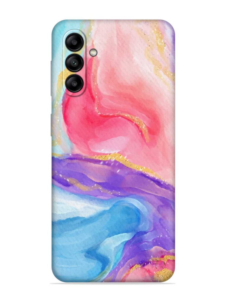 Watercolor Gradient Soft Silicone Case for Samsung Galaxy A04s Zapvi