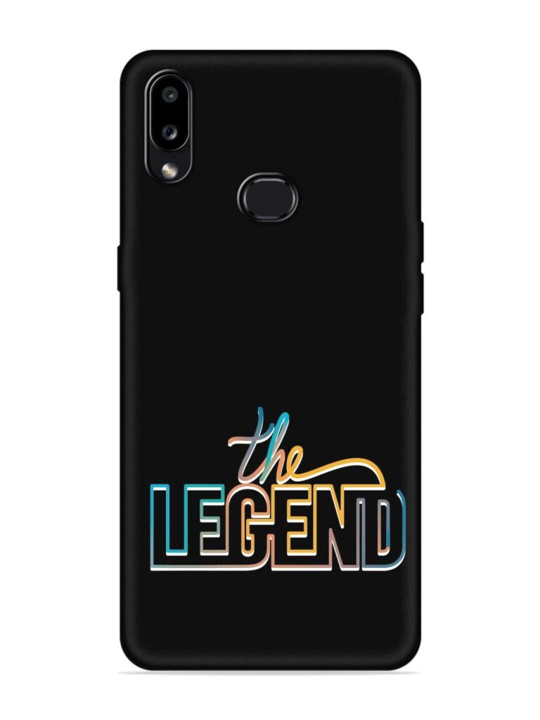 Legend Calligraphy Colorful Soft Silicone Case for Samsung Galaxy A10s Zapvi