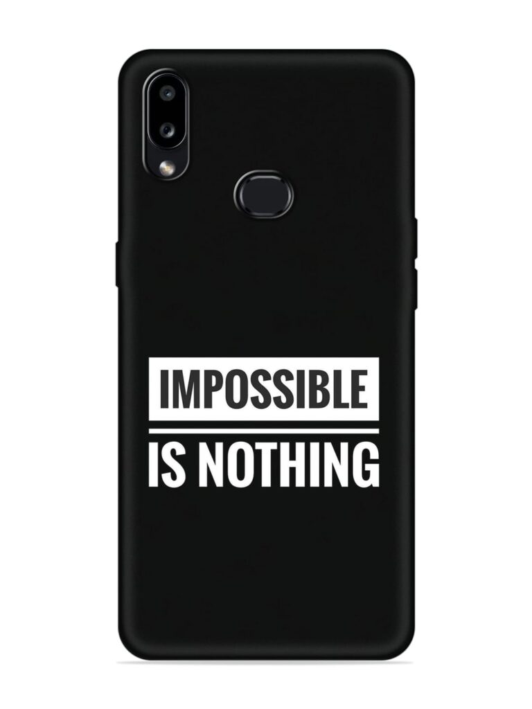 Impossible Is Nothing Soft Silicone Case for Samsung Galaxy A10s Zapvi