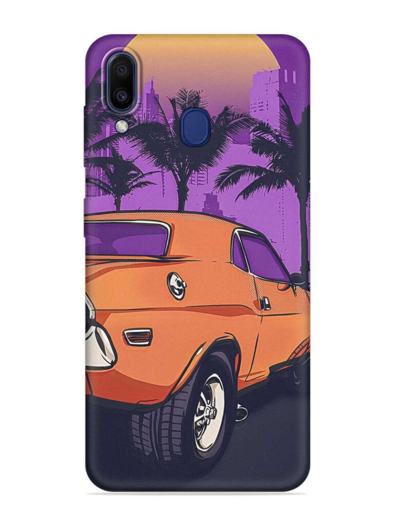Automotive Paint Art Soft Silicone Case for Samsung Galaxy A20 Zapvi