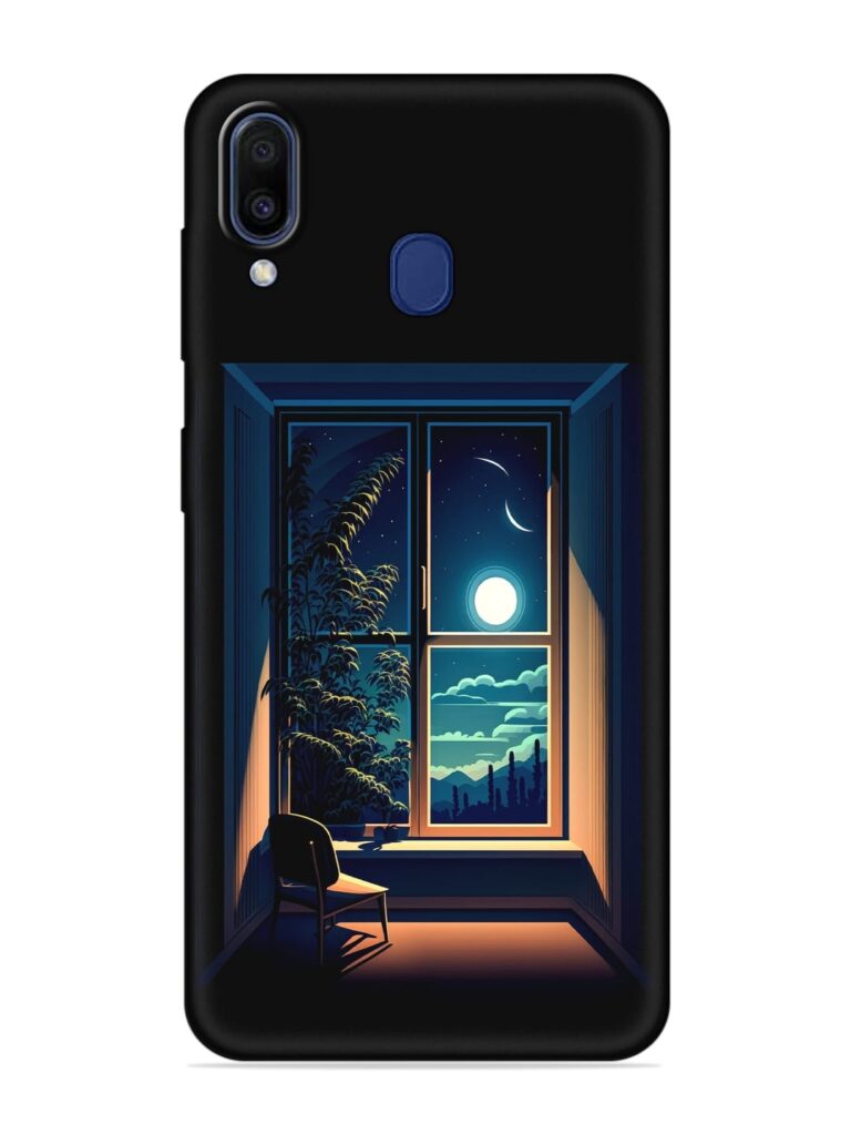 Night View At Window Soft Silicone Case for Samsung Galaxy A20 Zapvi