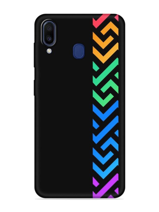 Colorshape Stripes Soft Silicone Case for Samsung Galaxy A20 Zapvi