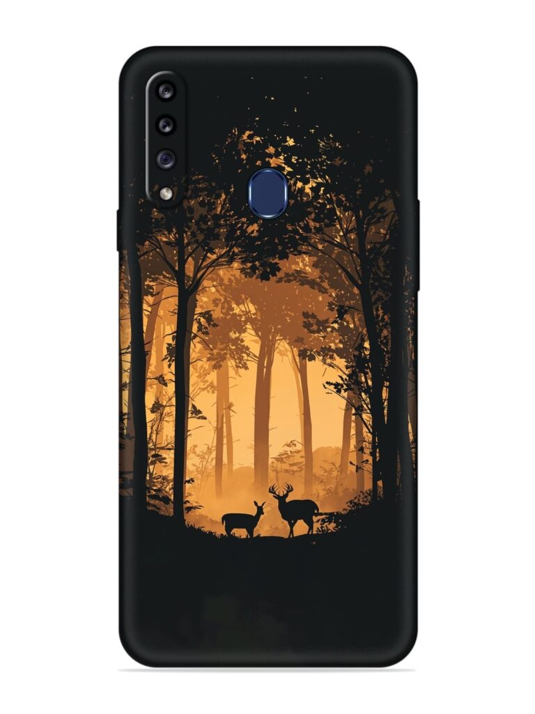Northern Hardwood Forest Soft Silicone Case for Samsung Galaxy A20s Zapvi