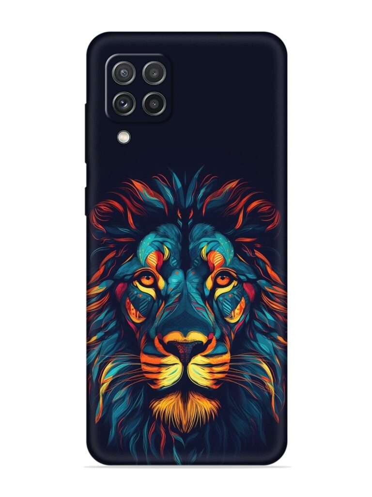 Colorful Lion Soft Silicone Case for Samsung Galaxy A22 (4G) Zapvi