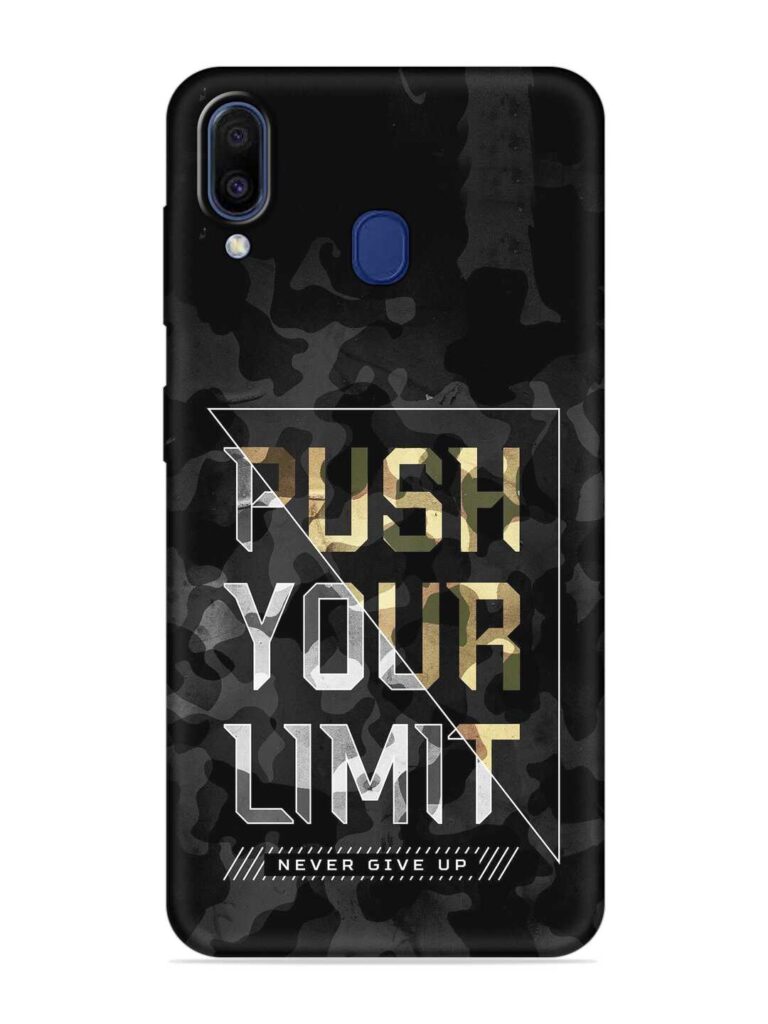 Push Your Limits Soft Silicone Case for Samsung Galaxy A30 Zapvi