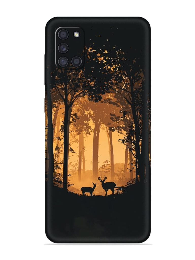 Northern Hardwood Forest Soft Silicone Case for Samsung Galaxy A31 Zapvi