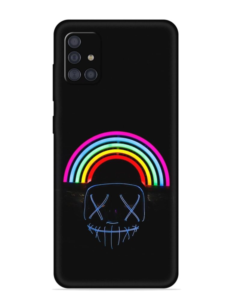 Mask Rainbow Soft Silicone Case for Samsung Galaxy A51 Zapvi