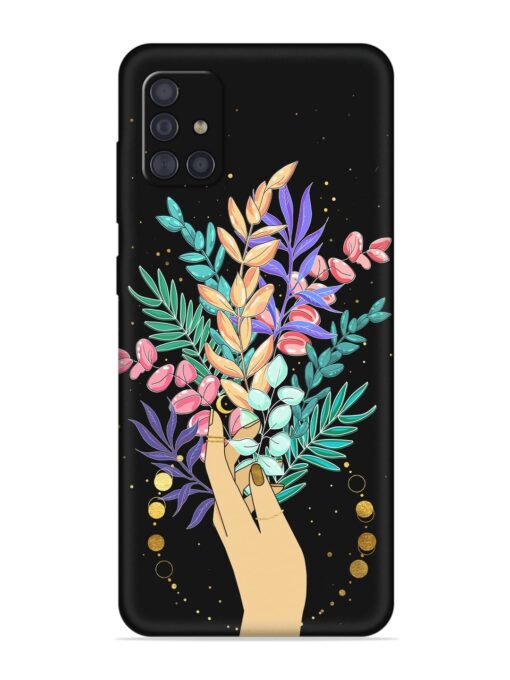 Just Flora Ii Soft Silicone Case for Samsung Galaxy A51 Zapvi