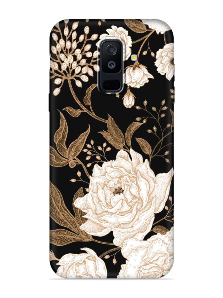 Peonies Roses Floral Soft Silicone Case for Samsung Galaxy A6 Plus Zapvi