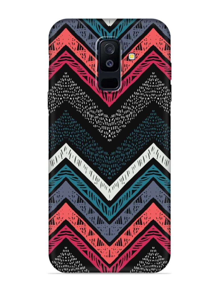 Handmade Stripes Bright Soft Silicone Case for Samsung Galaxy A6 Plus Zapvi