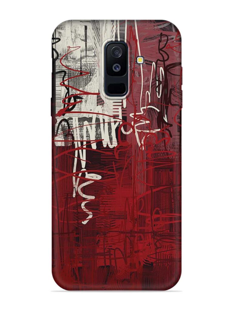 Abstract Background Art Soft Silicone Case for Samsung Galaxy A6 Plus Zapvi