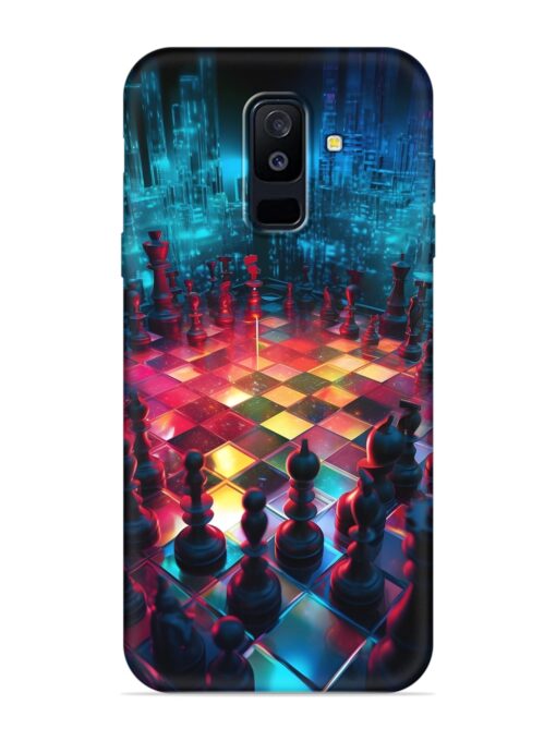 Chess Table Soft Silicone Case for Samsung Galaxy A6 Plus Zapvi