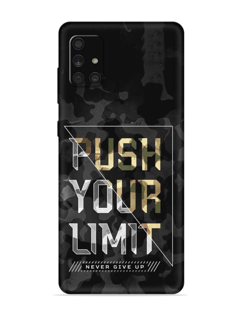 Push Your Limits Soft Silicone Case for Samsung Galaxy A71 Zapvi
