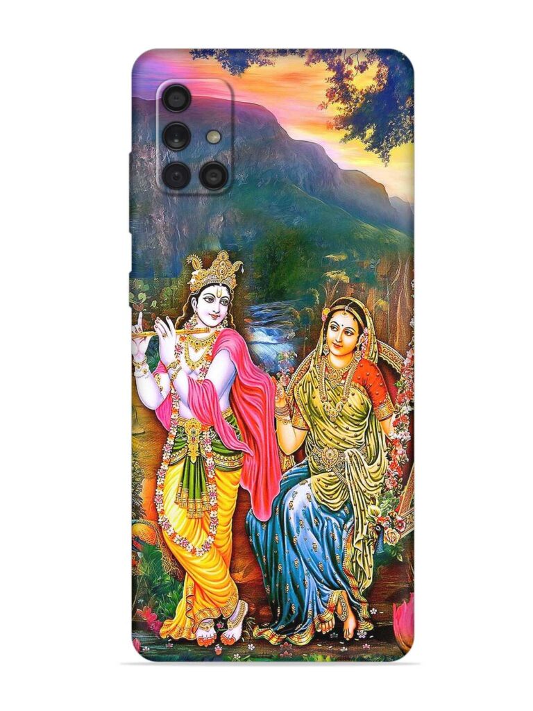 Radha Krishna Painting Soft Silicone Case for Samsung Galaxy A71 Zapvi
