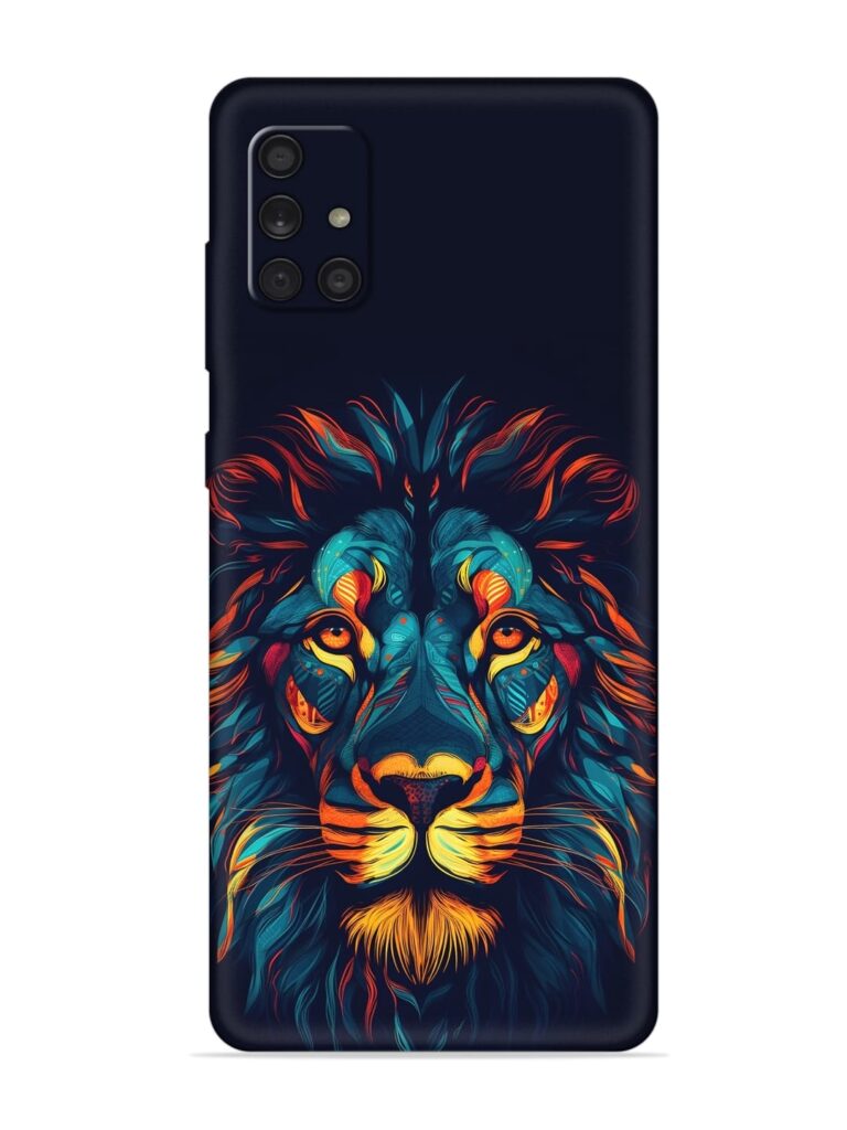 Colorful Lion Soft Silicone Case for Samsung Galaxy A71 Zapvi
