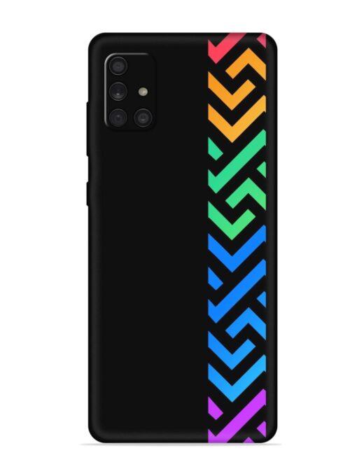 Colorshape Stripes Soft Silicone Case for Samsung Galaxy A71 Zapvi