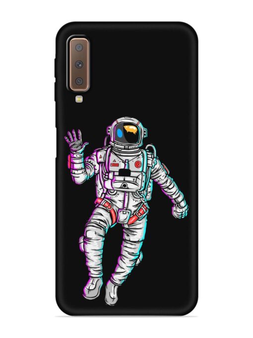 Spaceman Soft Silicone Case for Samsung Galaxy A7 (2018) Zapvi