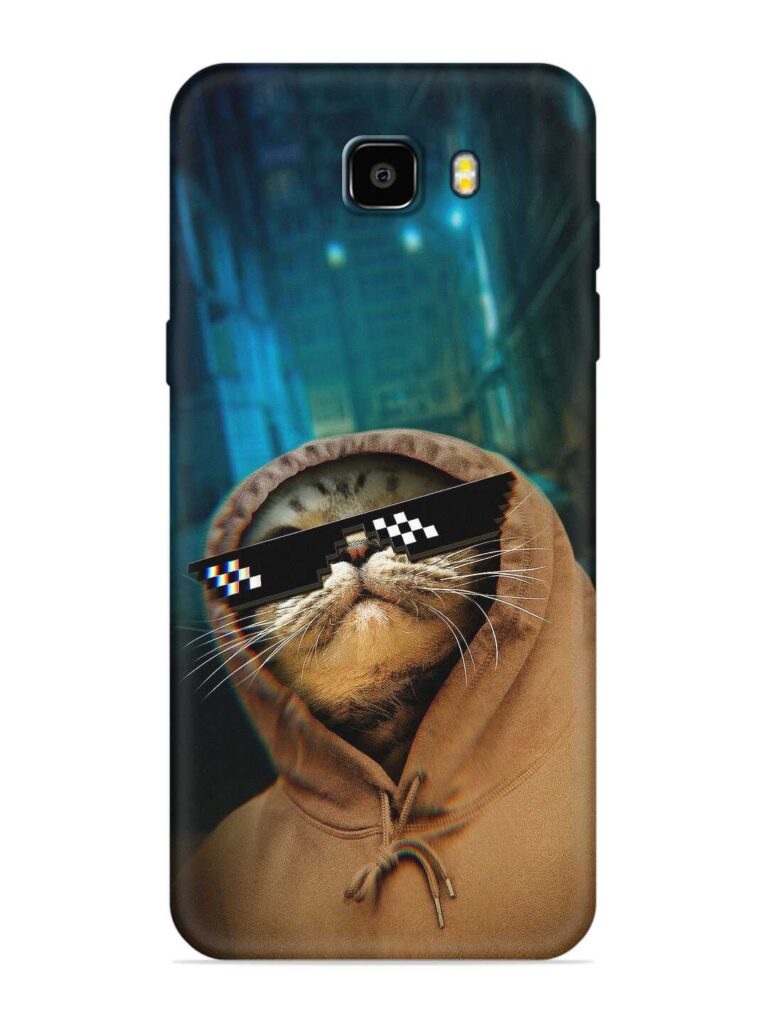 Thug Life Cat Soft Silicone Case for Samsung Galaxy C9 Pro Zapvi