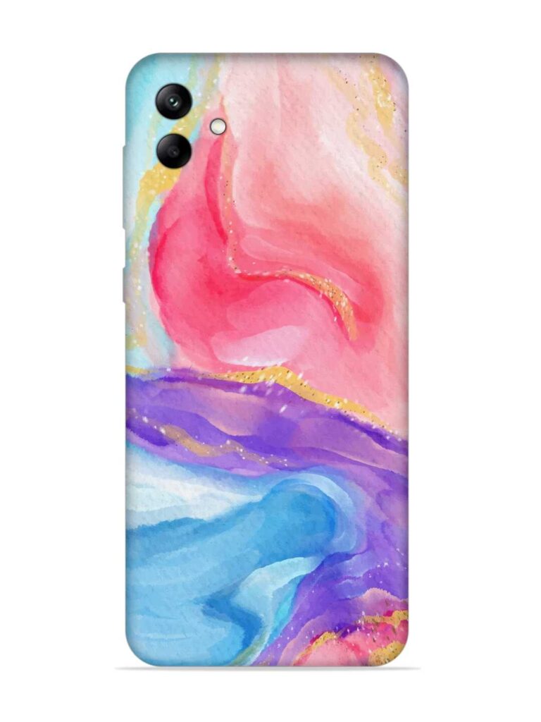 Watercolor Gradient Soft Silicone Case for Samsung Galaxy F04 Zapvi