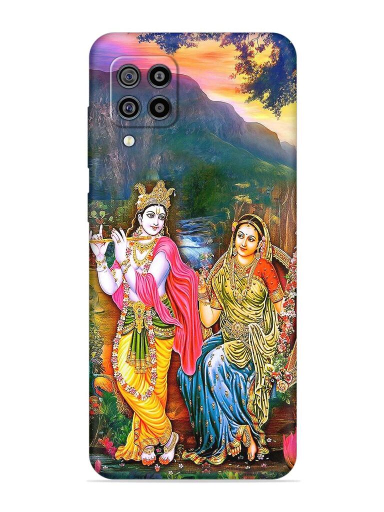 Radha Krishna Painting Soft Silicone Case for Samsung Galaxy F22 Zapvi