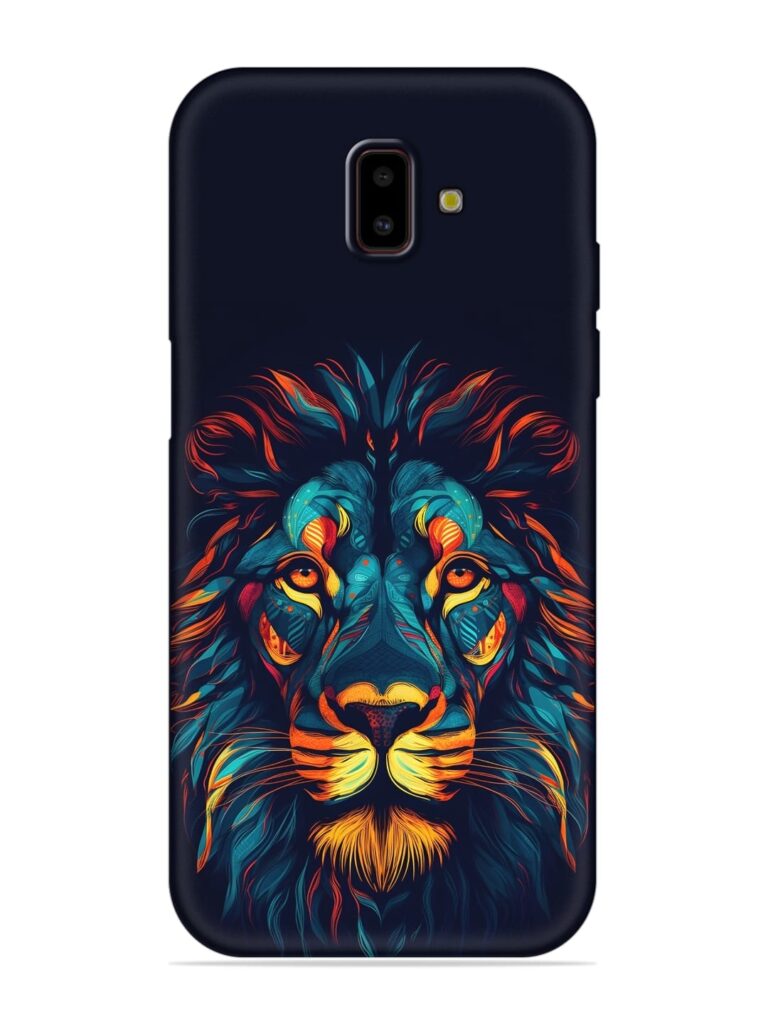 Colorful Lion Soft Silicone Case for Samsung Galaxy J6 Prime Zapvi