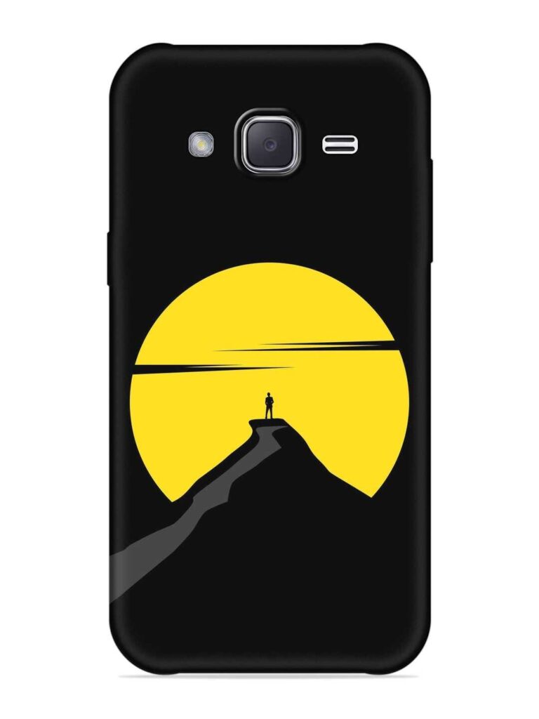 Black Ultra Vector Soft Silicone Case for Samsung Galaxy J7 (2015) Zapvi