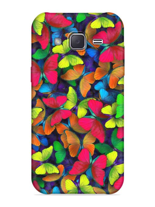 Colors Rainbow Pattern Soft Silicone Case for Samsung Galaxy J7 (2015) Zapvi