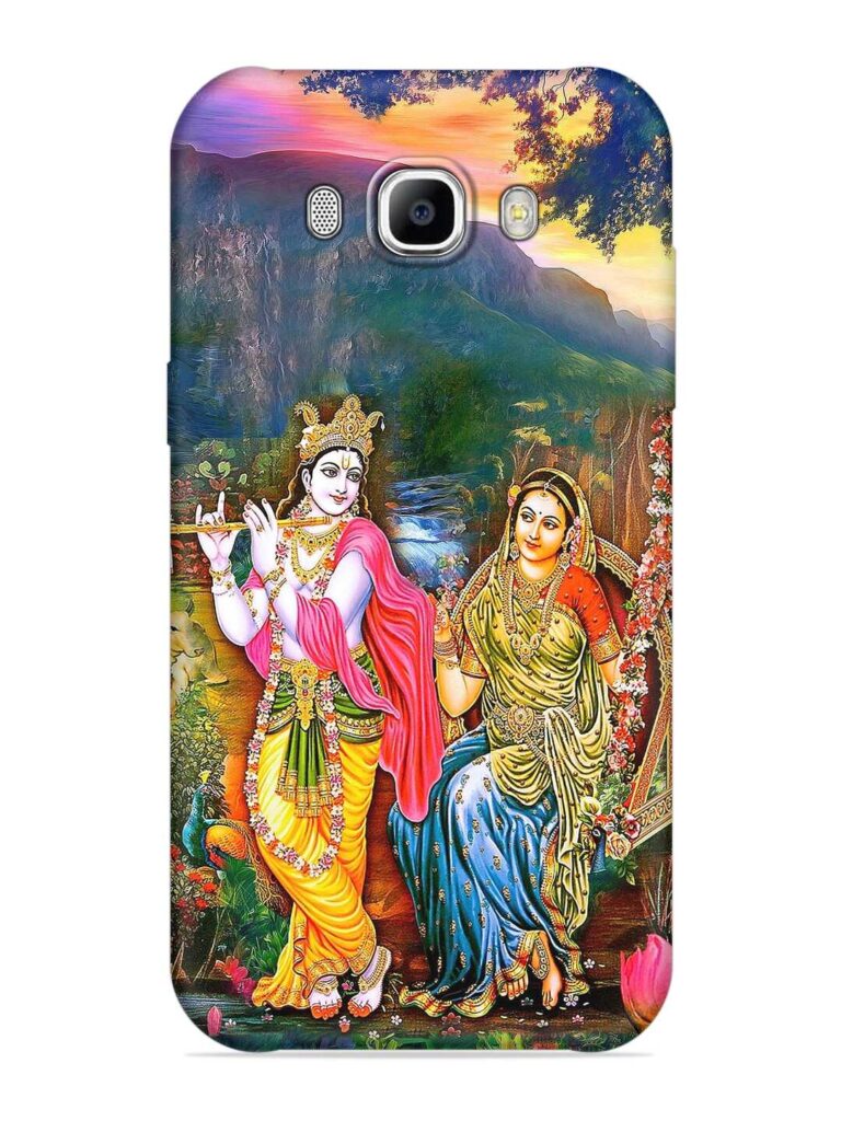 Radha Krishna Painting Soft Silicone Case for Samsung Galaxy J7 (2016) Zapvi
