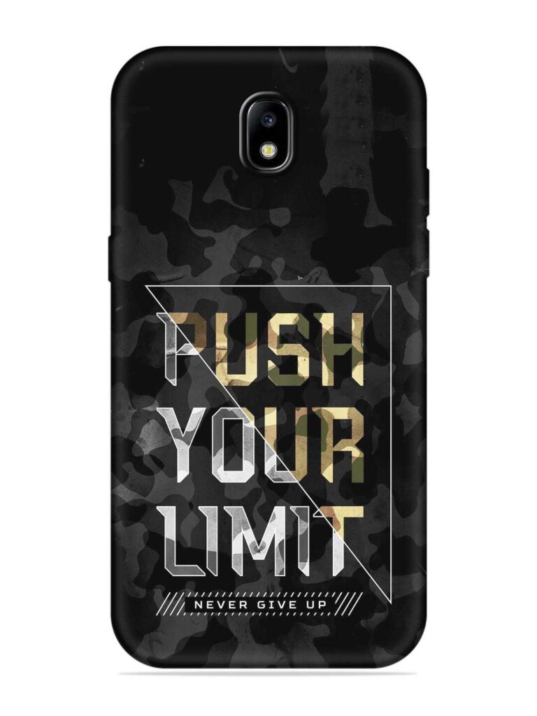 Push Your Limits Soft Silicone Case for Samsung Galaxy J7 (2017) Zapvi