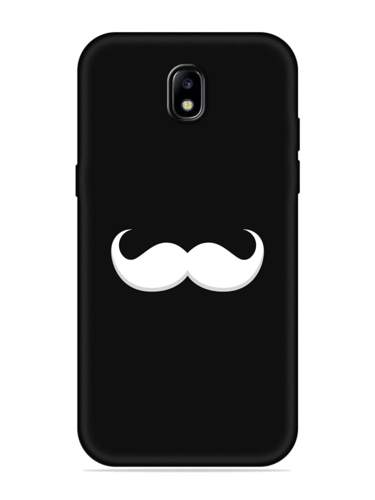 Mustache Vector Soft Silicone Case for Samsung Galaxy J7 (2017) Zapvi