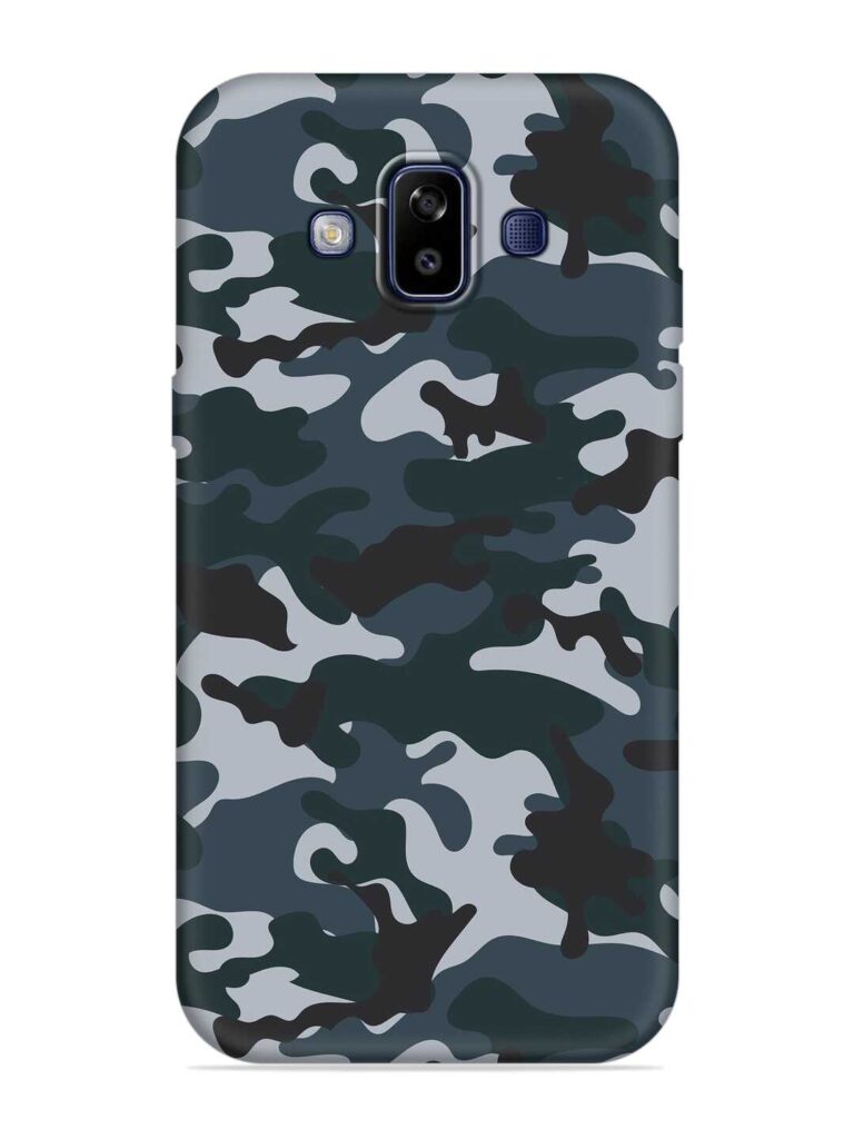 Dark Blue Army Military Art Soft Silicone Case for Samsung Galaxy J7 Duo Zapvi