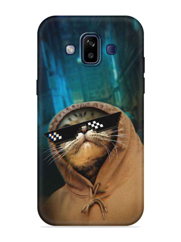 Thug Life Cat Soft Silicone Case for Samsung Galaxy J7 Duo Zapvi