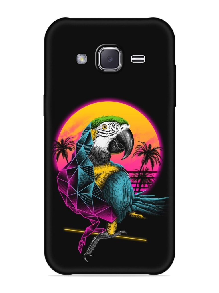 Rad Parrot Soft Silicone Case for Samsung Galaxy J7 Nxt Zapvi