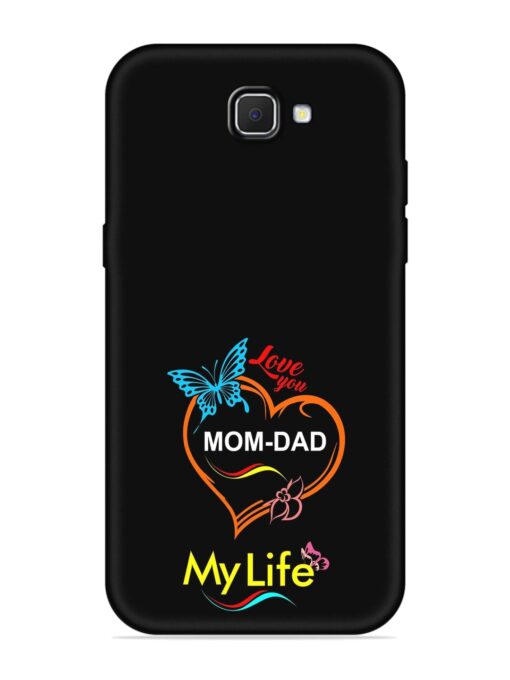 Love You Mom Dad Soft Silicone Case for Samsung Galaxy J7 Prime 2 Zapvi