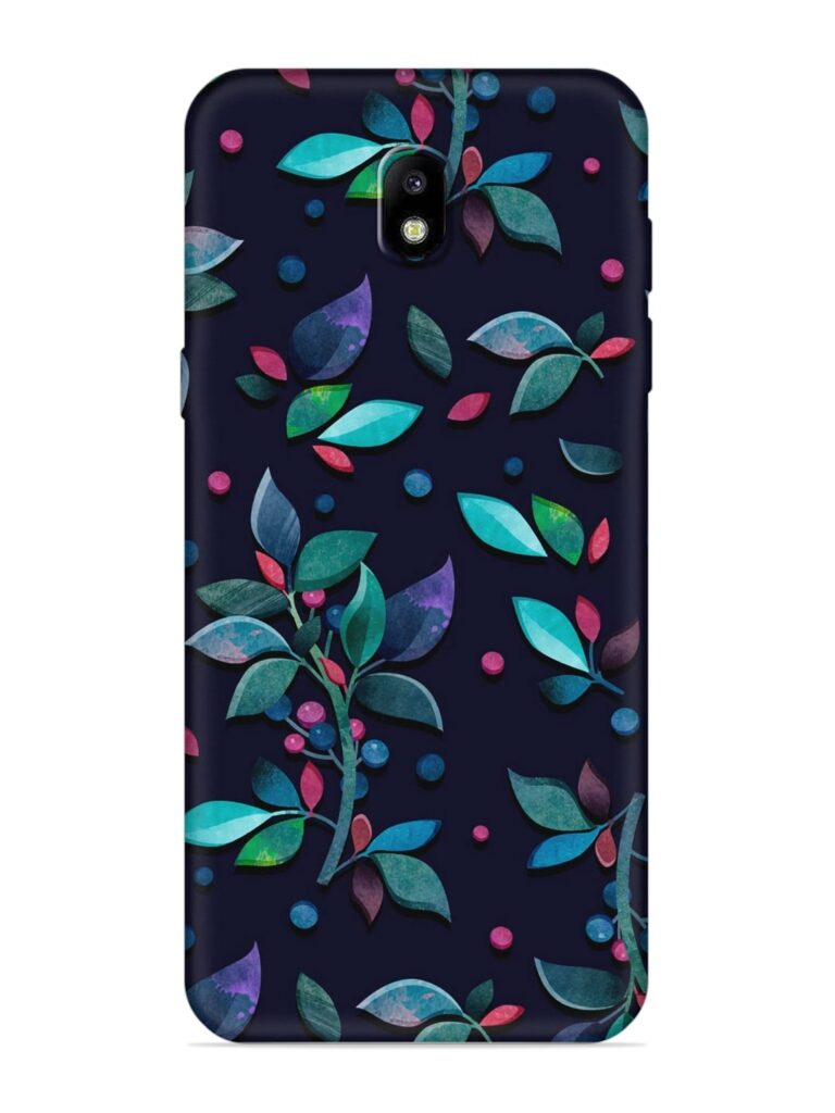 Decorative Watercolor Flower Soft Silicone Case for Samsung Galaxy J7 Pro Zapvi