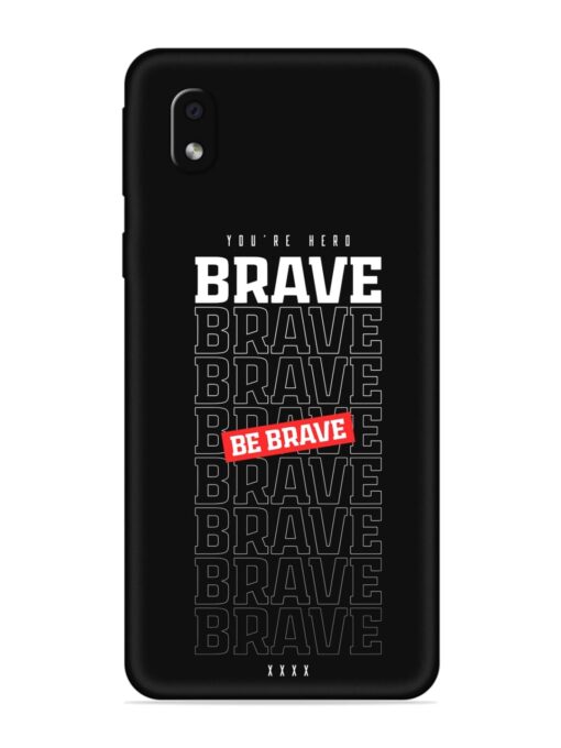 Be Brave Soft Silicone Case for Samsung Galaxy M01 Core Zapvi