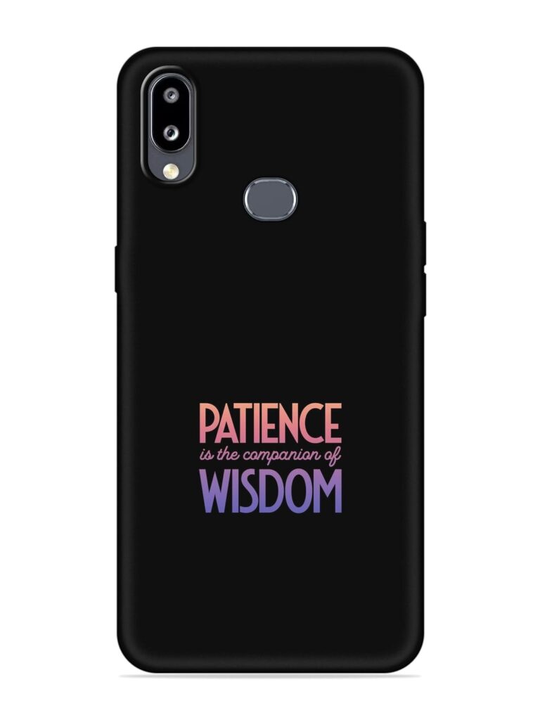 Patience Is The Soft Silicone Case for Samsung Galaxy M01s Zapvi