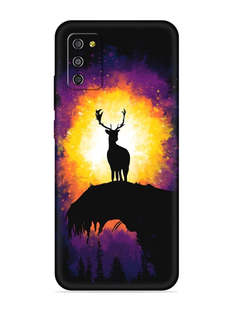 Elk Animal Art Soft Silicone Case for Samsung Galaxy M02s Zapvi