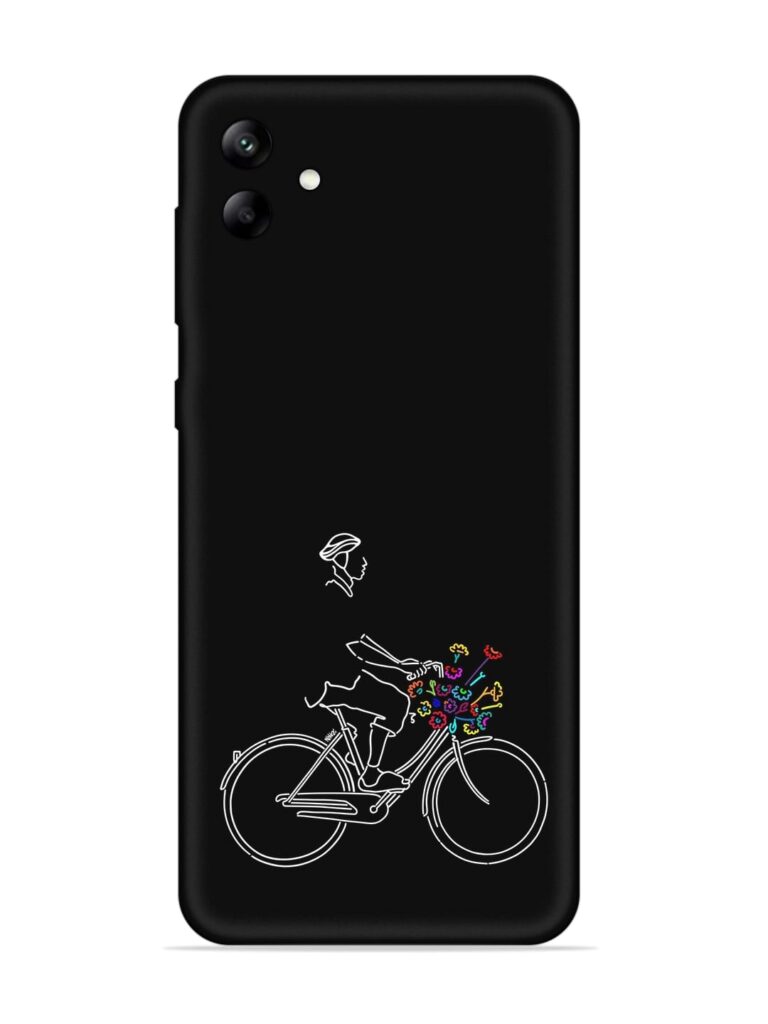 Minimalist Cycle Art Soft Silicone Case for Samsung Galaxy M04 Zapvi