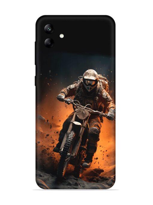 Motorcycle Stunt Art Soft Silicone Case for Samsung Galaxy M04 Zapvi