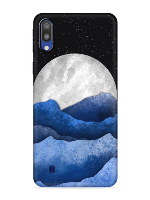 Full Moon Mountain Vector Soft Silicone Case for Samsung Galaxy M10 Zapvi