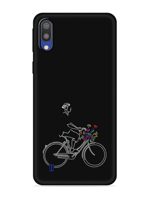 Minimalist Cycle Art Soft Silicone Case for Samsung Galaxy M10 Zapvi