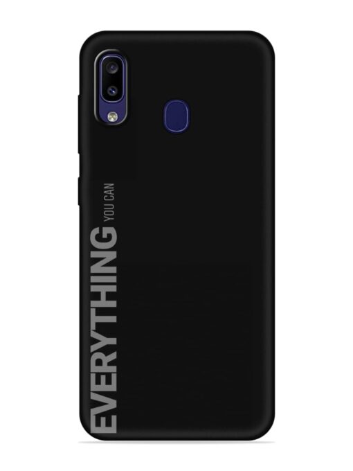 Everything You Can Soft Silicone Case for Samsung Galaxy M10s Zapvi