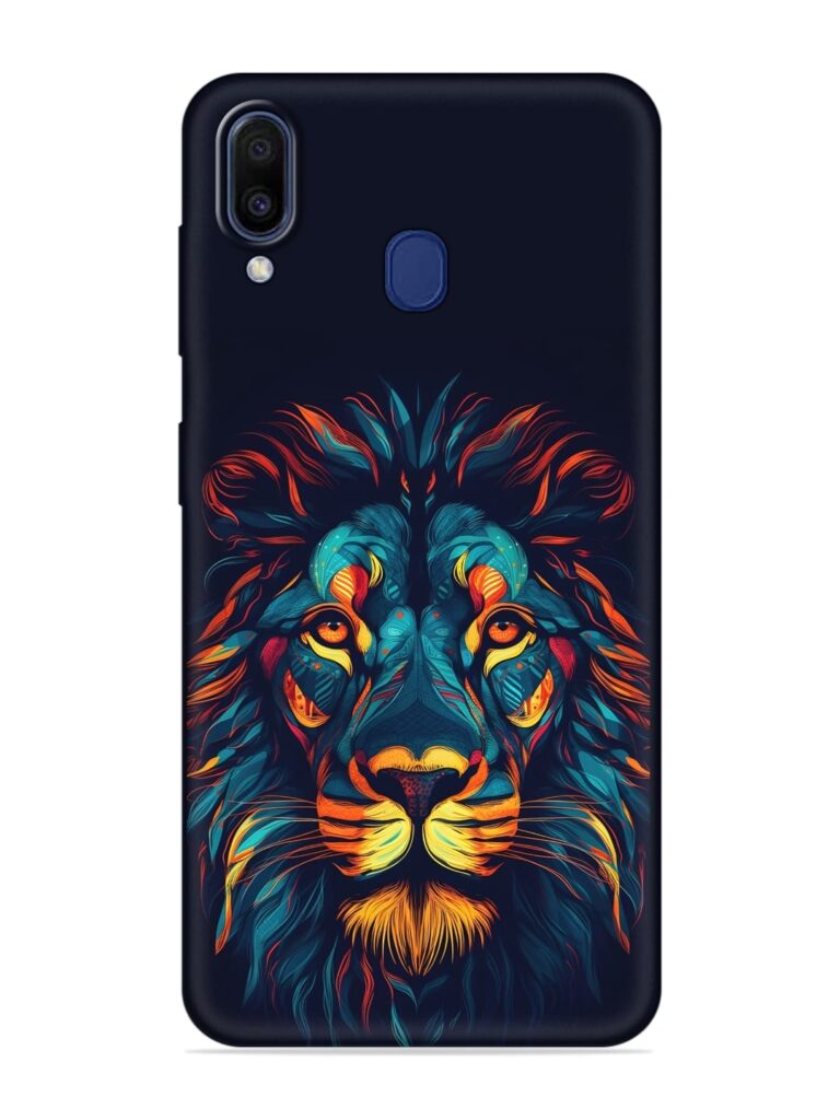 Colorful Lion Soft Silicone Case for Samsung Galaxy M20 Zapvi