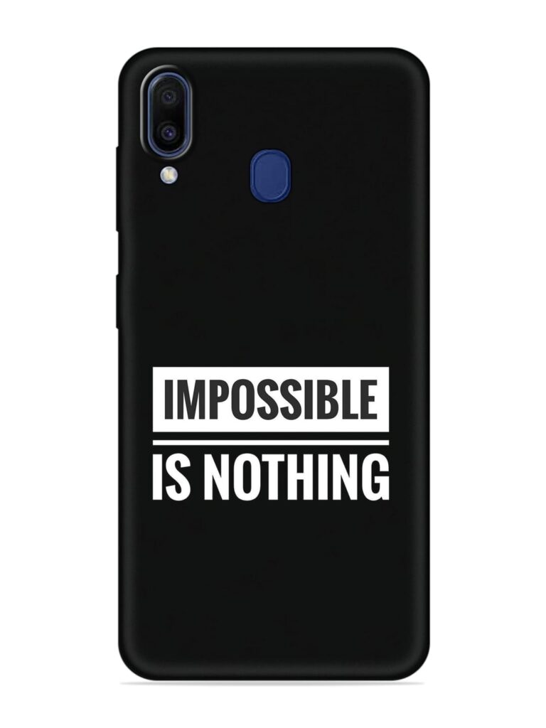 Impossible Is Nothing Soft Silicone Case for Samsung Galaxy M20 Zapvi