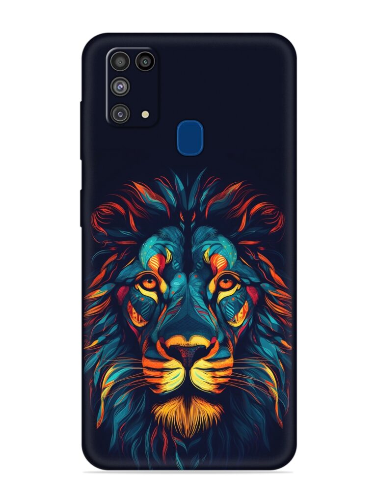 Colorful Lion Soft Silicone Case for Samsung Galaxy M31 Zapvi